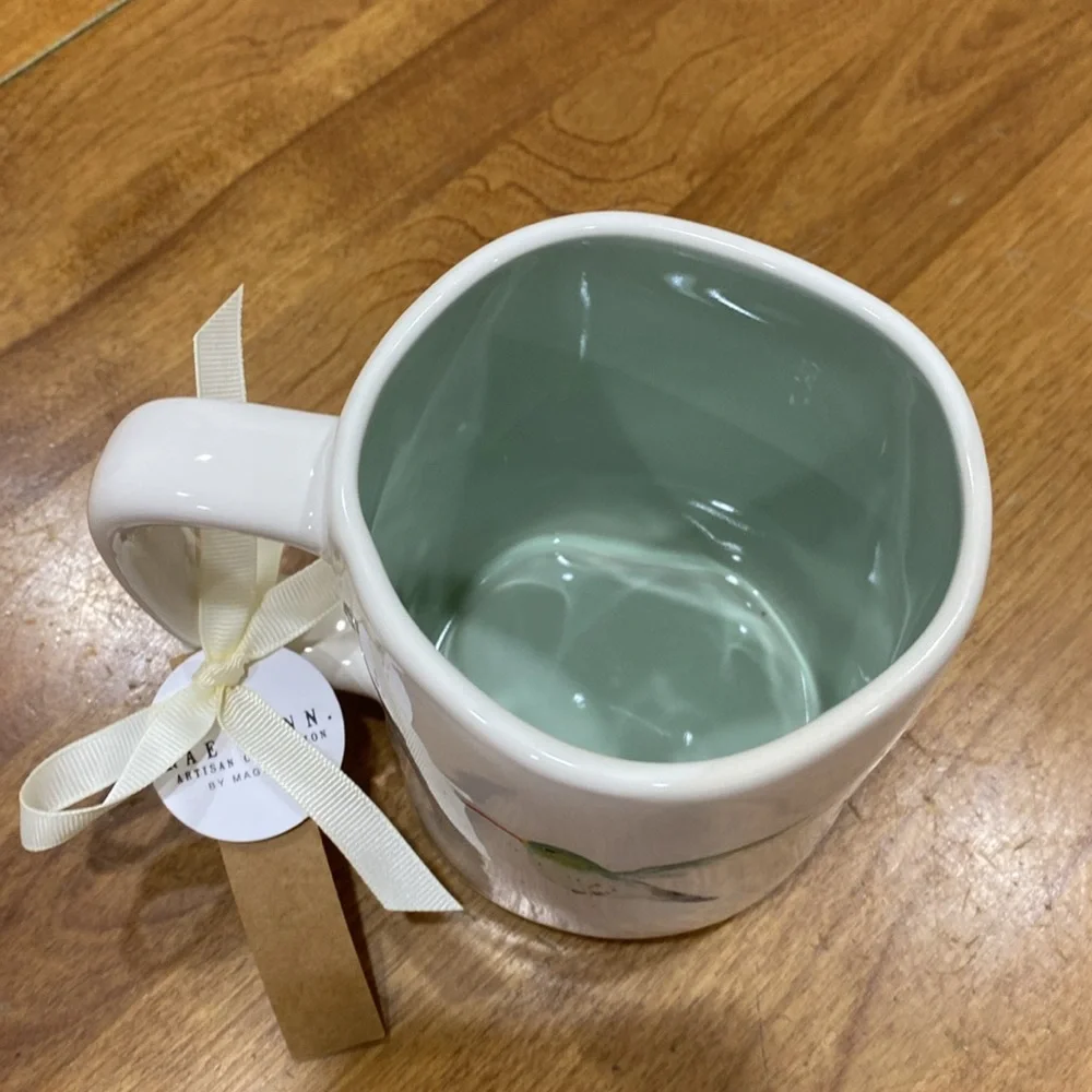 NWT.  Rae Dunn, 24oz., hummingbird, ceramic mug. - Picture 5 of 12